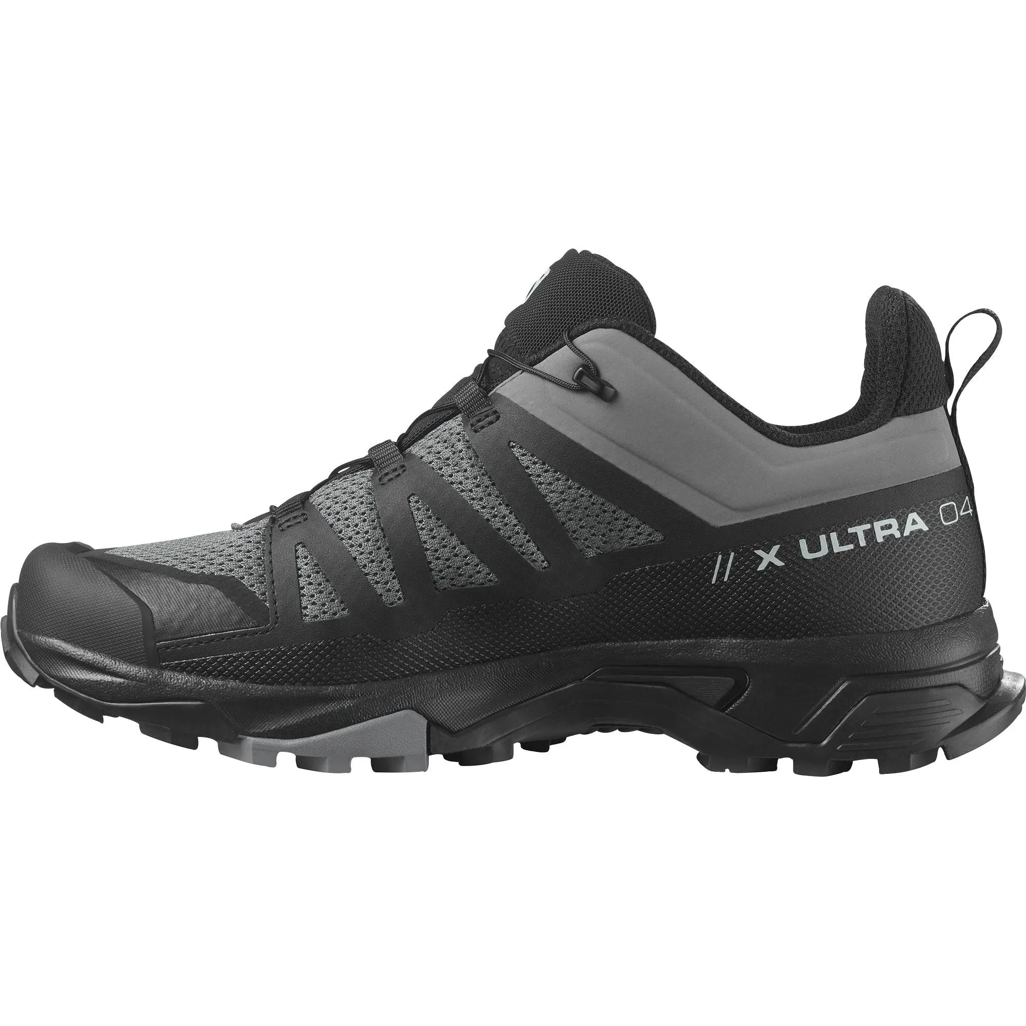 Durable Traction Salomon X Ultra 4 Mens Walking Shoes - Grey