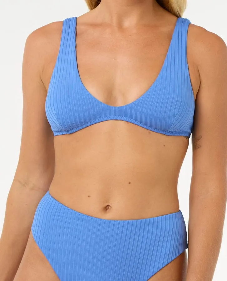 Rip Curl Premium Surf Bralette Top-Ocean Beach Apparel Sand Release Weave