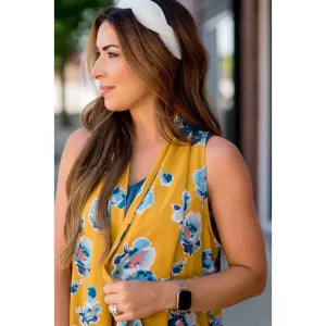Watercolor Floral Kimono Vest Interchangeable Layers