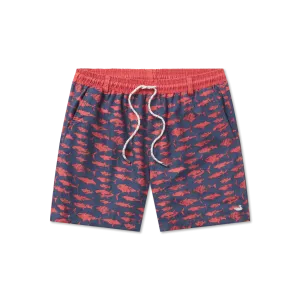 Dockside Swim Trunk - Old School Adjustable drawstring