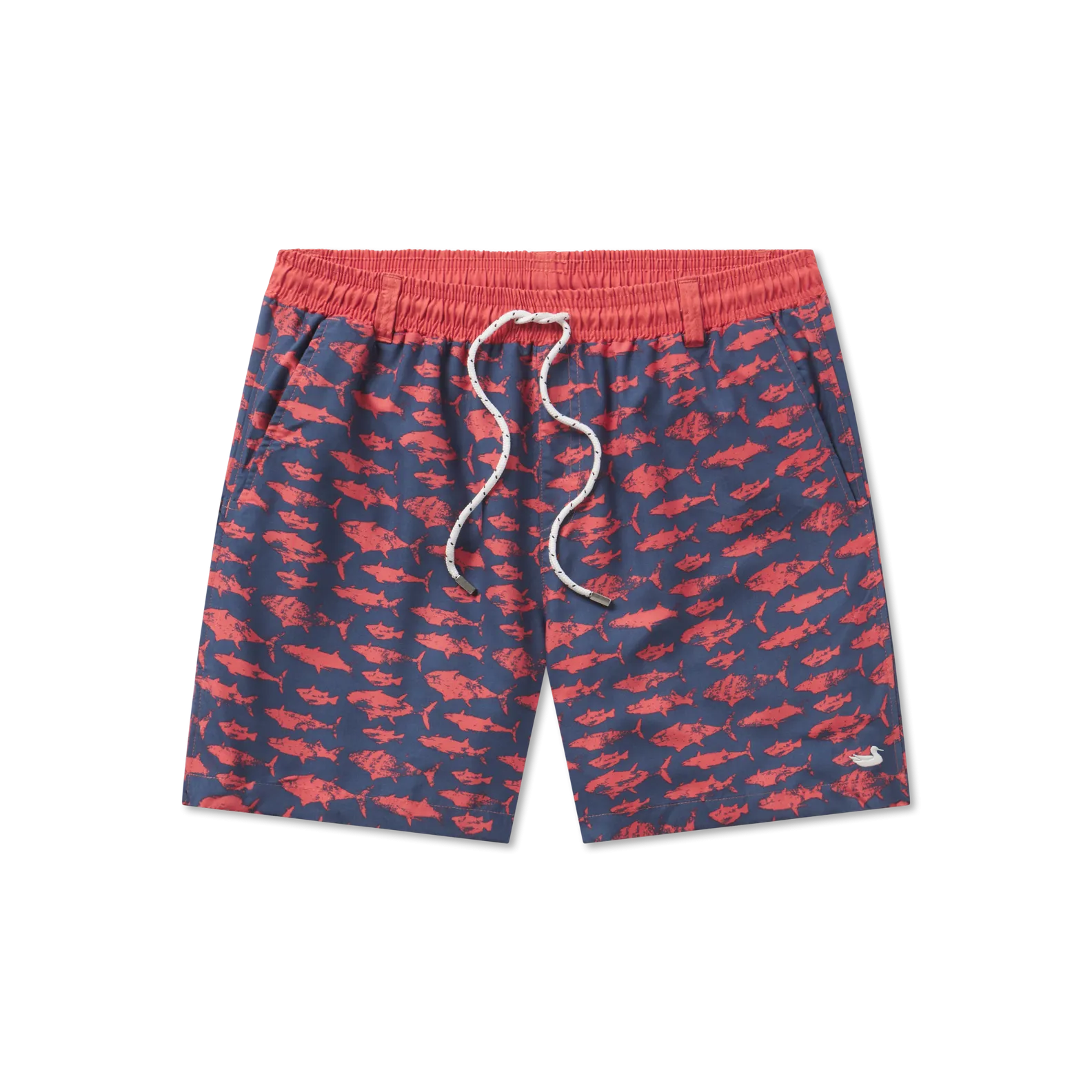 Ocean Getaway Swimwear Fashion Dockside Swim Trunk - Old School