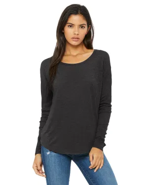 Summer Favorite Bella   Canvas 8852 Ladies' Flowy Long-Sleeve T-Shirt with 2x1 Sleeves