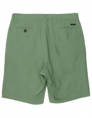 FlexibleMobility QUIKSILVER Mens Chino Shorts W32 Medium  Green Cotton