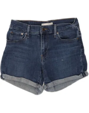 LEVI'S Womens Denim Shorts W29 Medium Blue Cotton Durable Material