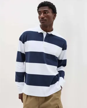 Minimal Comfort Style Men's Rugby Polo