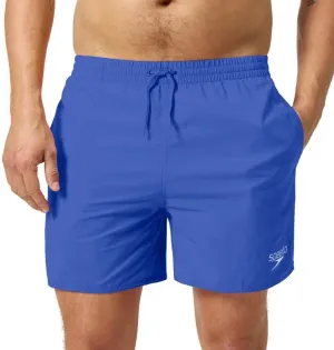 UV Protective Fabric Machine wash Speedo Essentials 16 Inch Mens Swim Shorts - Blue