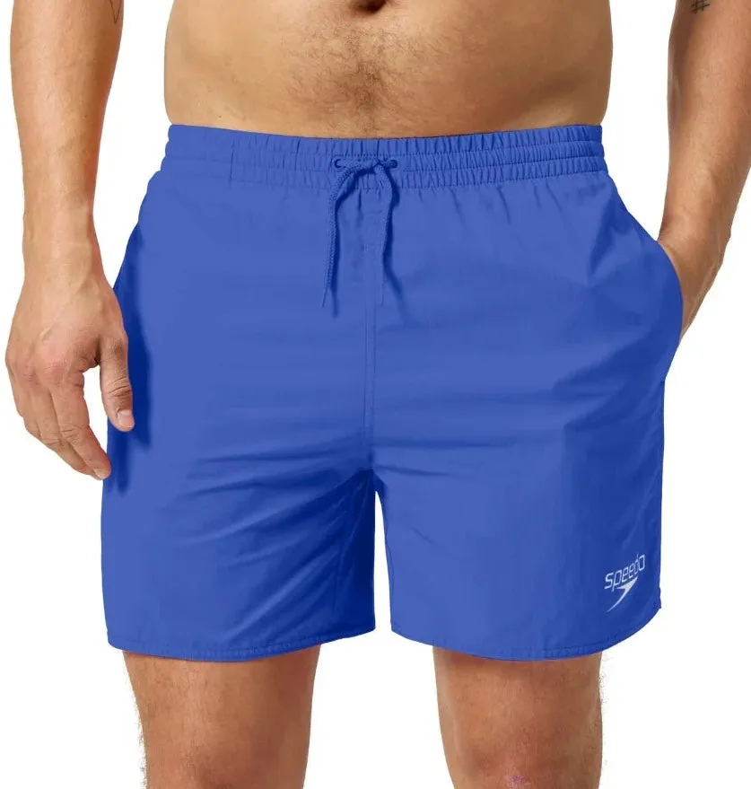 Speedo Essentials 16 Inch Mens Swim Shorts - Blue Pool Attire