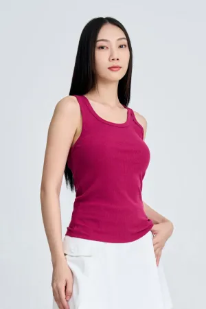 Ribbed Camisole - Plum [AT] Important Abrasion resistant