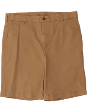 Fade Resistant Material IZOD Mens Chino Shorts W38 XL Beige Cotton