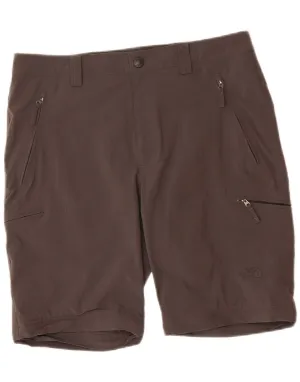 earthy shades THE NORTH FACE Mens Cargo Shorts W32 Medium Grey Nylon