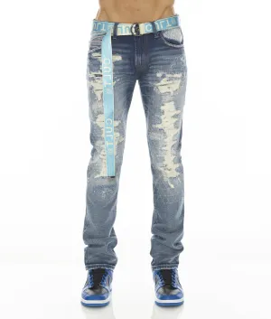 ROCKER SLIM RIDGED w/BABY BLUE BELT IN MAKER Street Appeal