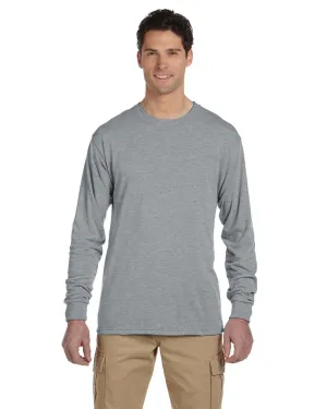 Playful Prints graduation Jerzees 21ML Adult DRI-POWER SPORT Long-Sleeve T-Shirt