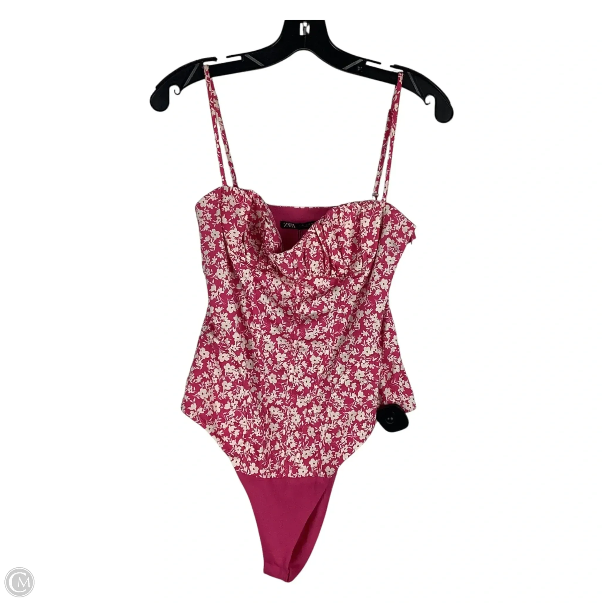 bodysuit with skirt Bodysuit By Zara In Pink, Size: S