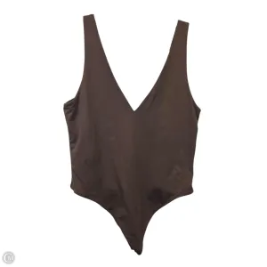 Bodysuit Designer By Babaton In Brown, Size: Xl autumn bodysuit