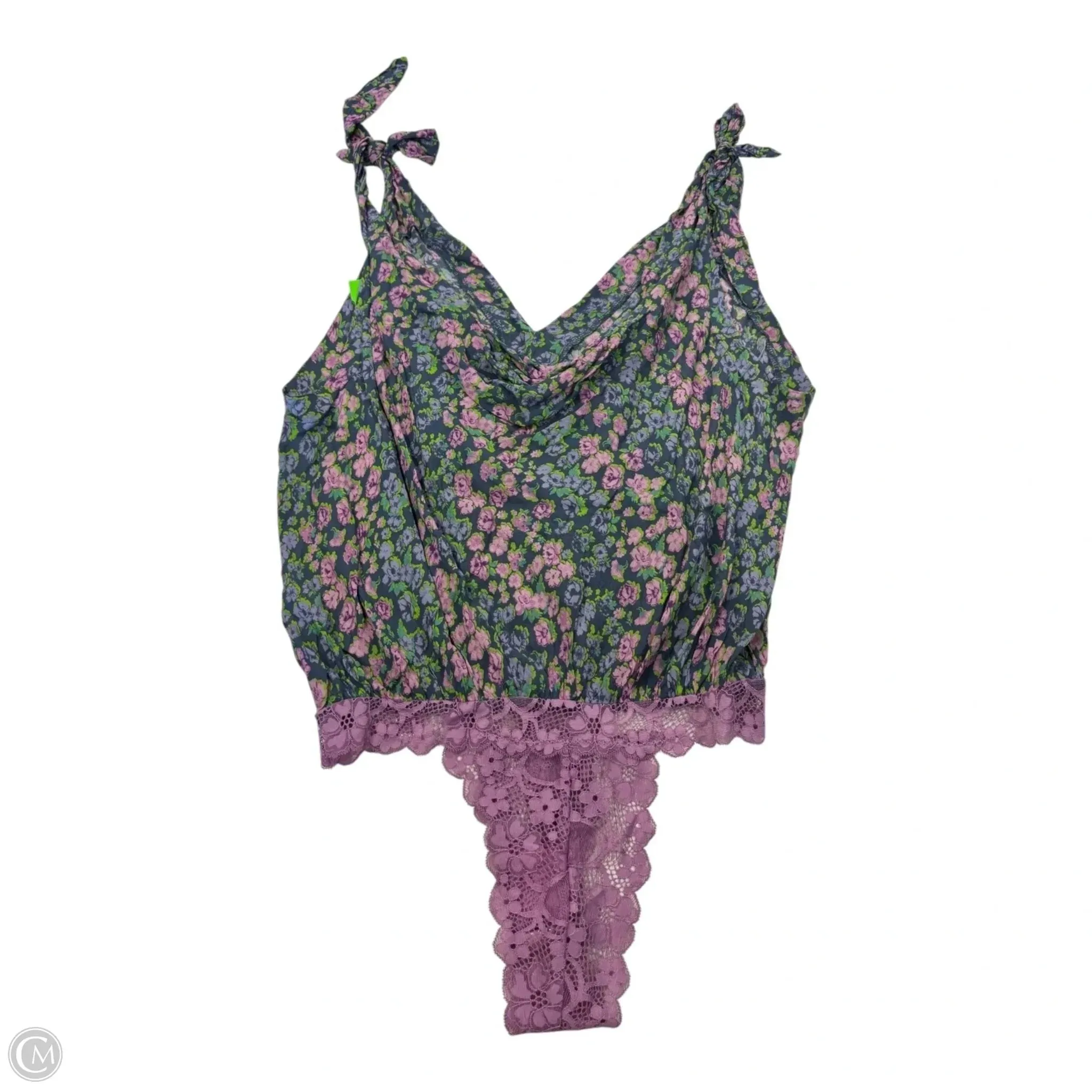 bodysuit outfit cotton bodysuit Bodysuit By Free People In Floral Print, Size: L