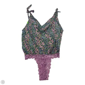 bodysuit outfit cotton bodysuit Bodysuit By Free People In Floral Print, Size: L
