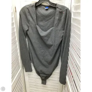 Bodysuit By Old Navy In Grey, Size: L stretchy bodysuit