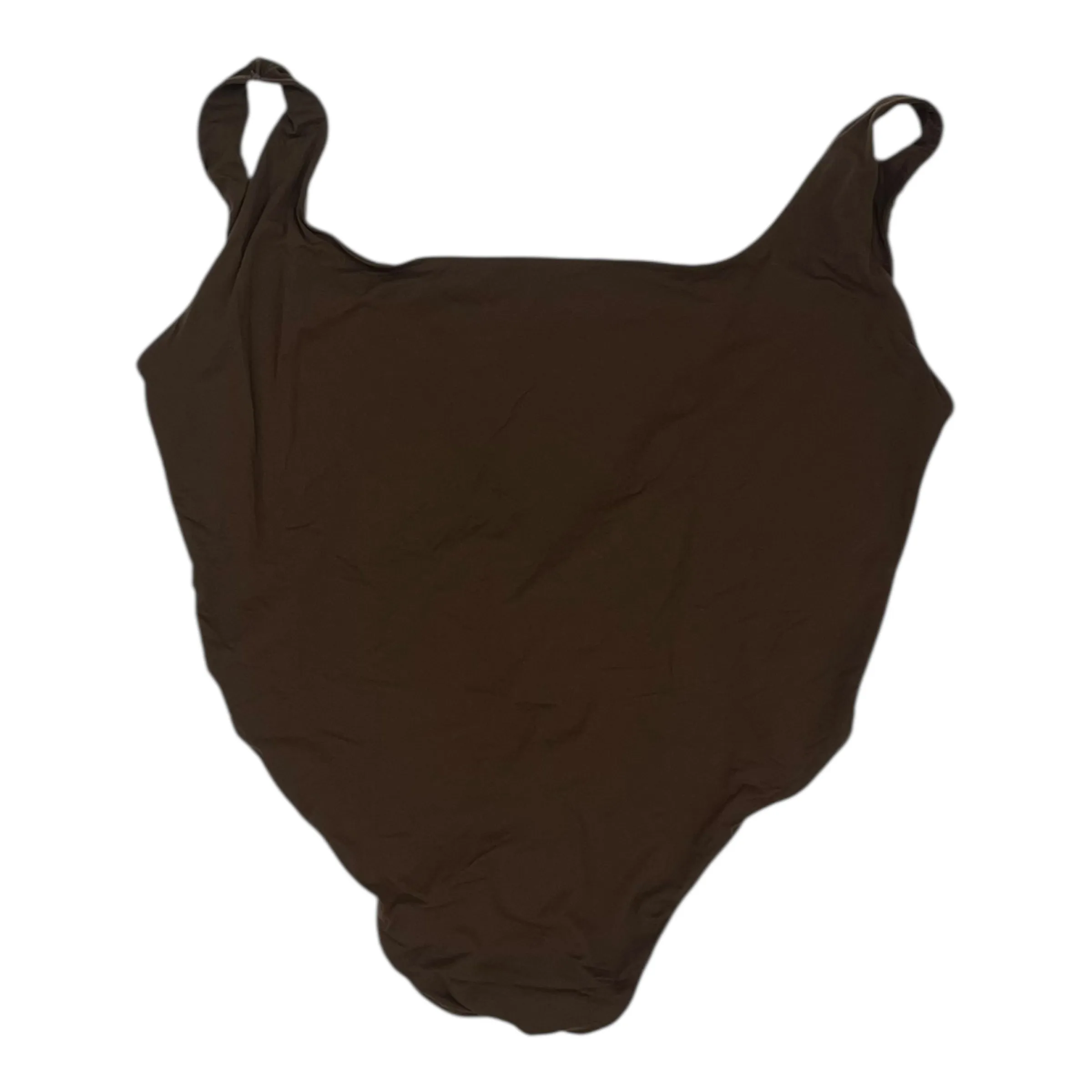 Bodysuit By Skims In Brown, Size:4X nude bodysuit loungewear bodysuit
