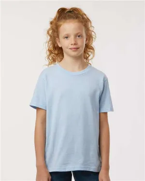 Tultex 235 Youth Fine Jersey T-Shirt Soft Touch Texture Drop Shoulder Design
