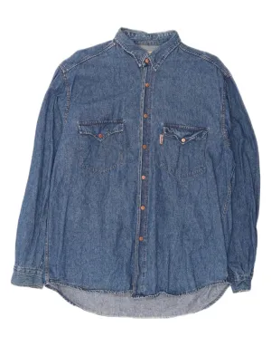 Networking Session CARRERA Mens Denim Shirt XL Blue
