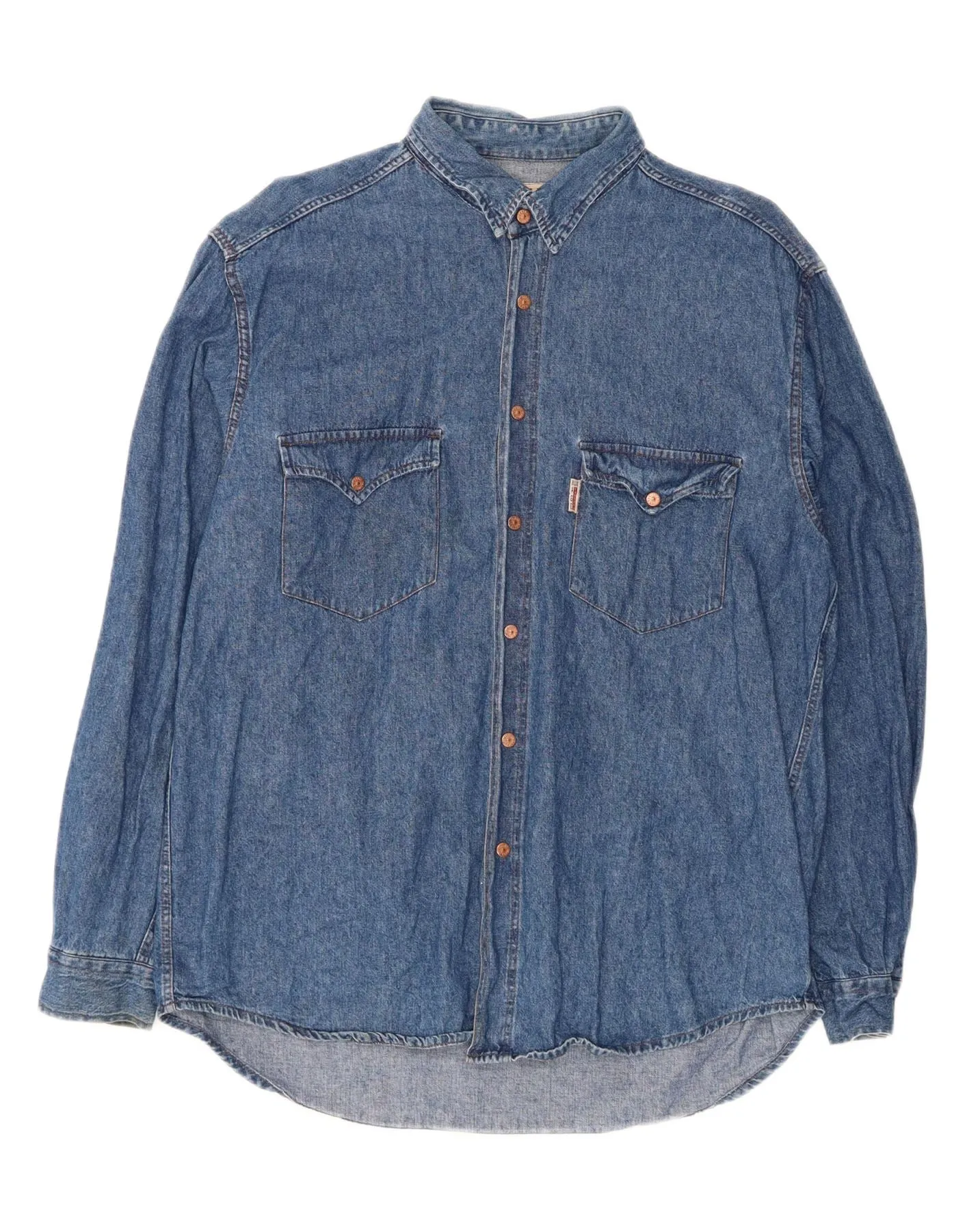 Networking Session CARRERA Mens Denim Shirt XL Blue