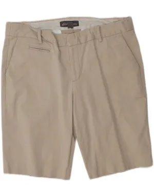 EDDIE BAUER Womens Chino Shorts US 14 XL W36  Beige Cotton Autumn Look Geometric Shape