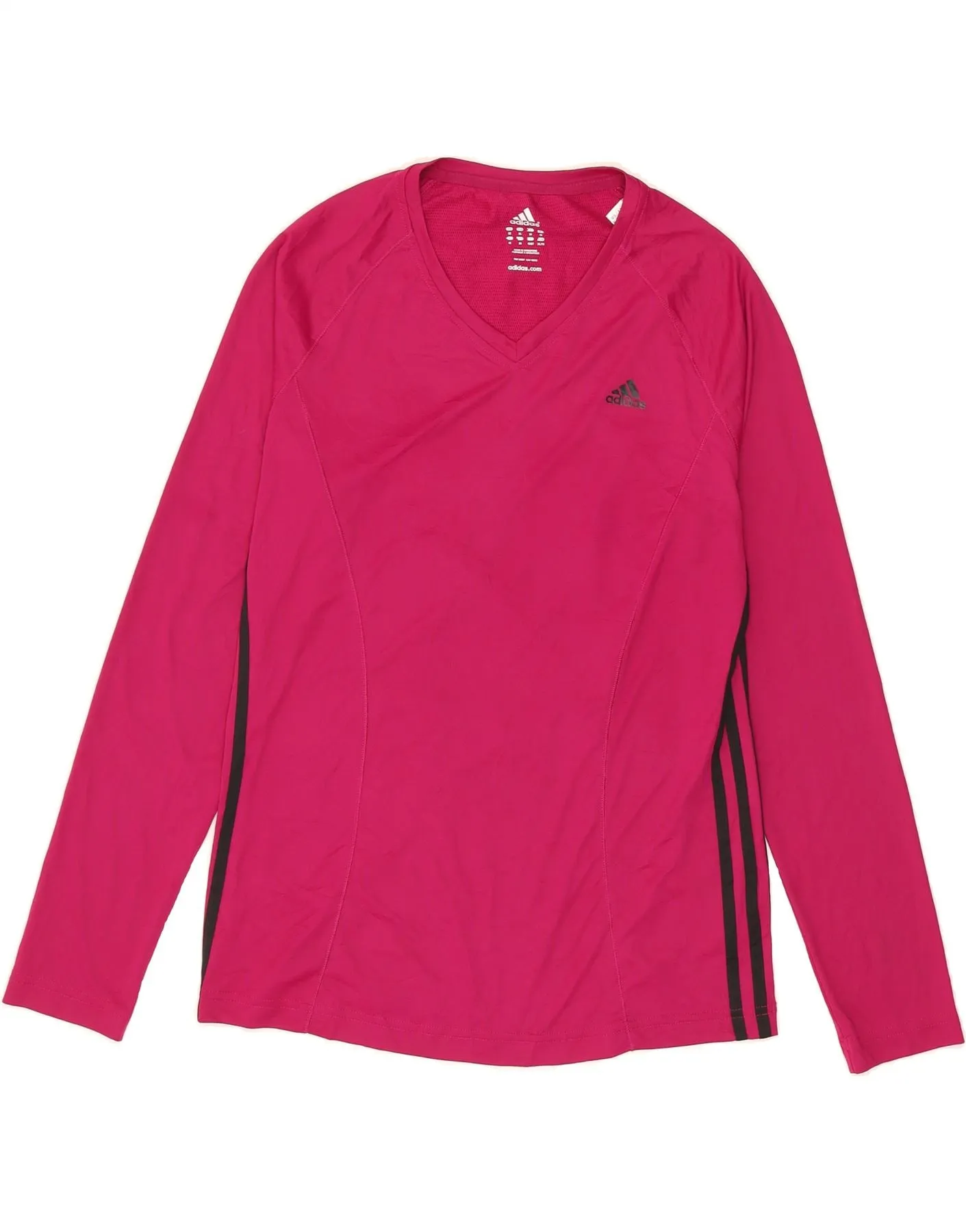 ADIDAS Womens BEST SELL Long Sleeve UK 22 XL Pink Polyester Adult sophistication