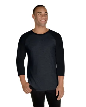 Jerzees 560RR Unisex Premium Blend Ring-Spun 3/4 Sleeve Raglan T-Shirt Versatile Apparel