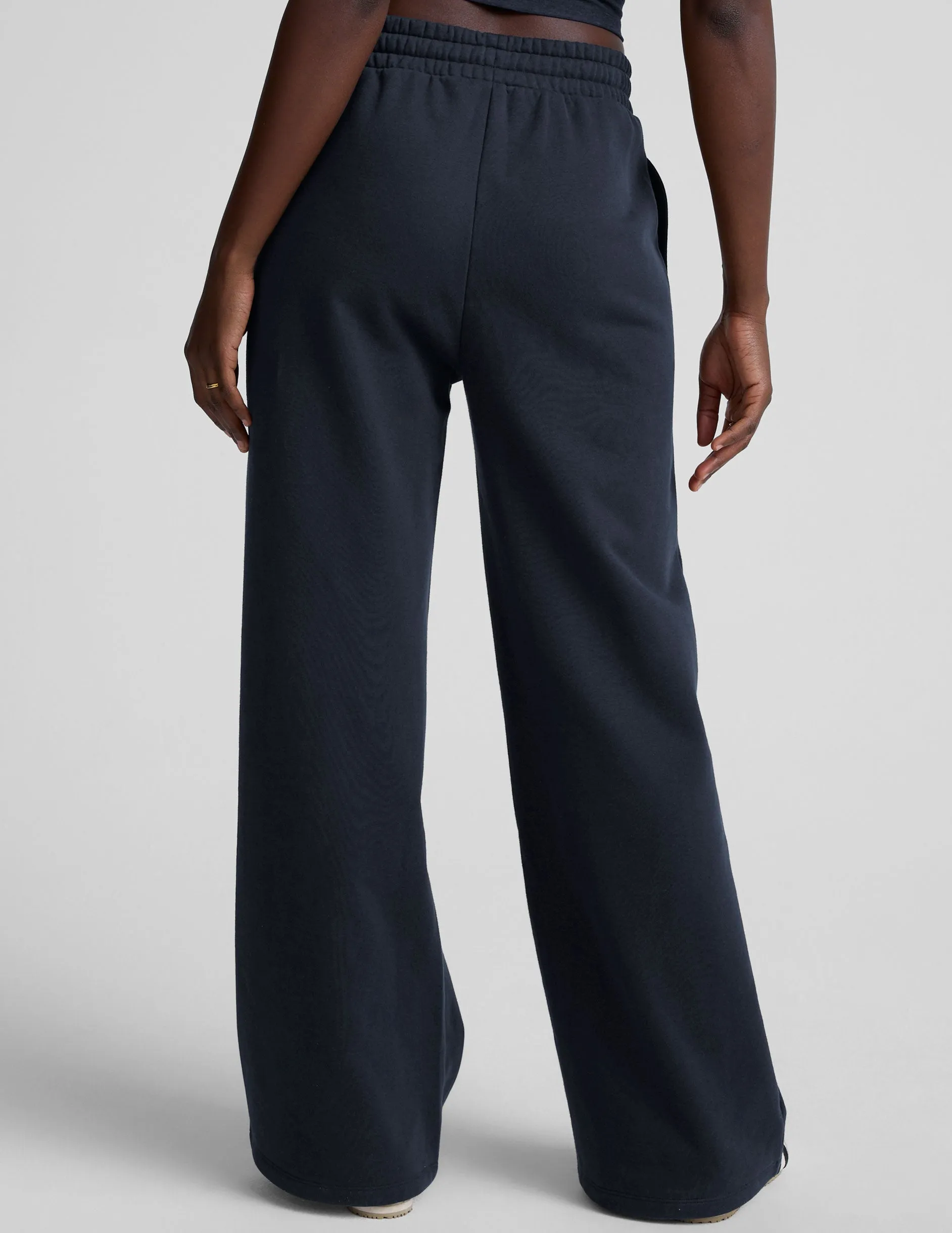 QuickDryTech Fresh Fit LuxeFleece Pintuck Wide Leg Pant