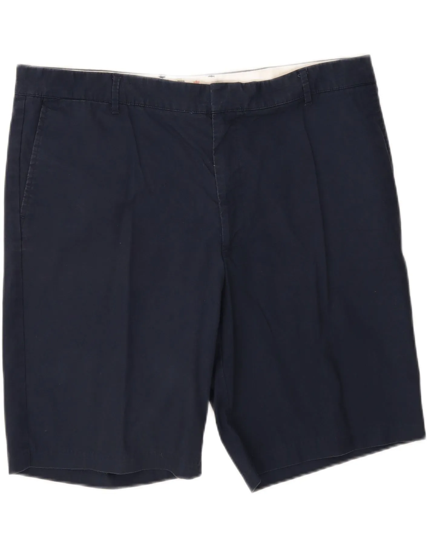 DOCKERS Mens Chino Shorts W40 XL Navy Blue Cotton dress shirt Windproof Design