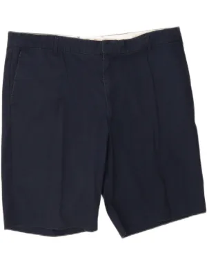 DOCKERS Mens Chino Shorts W40 XL Navy Blue Cotton dress shirt Windproof Design