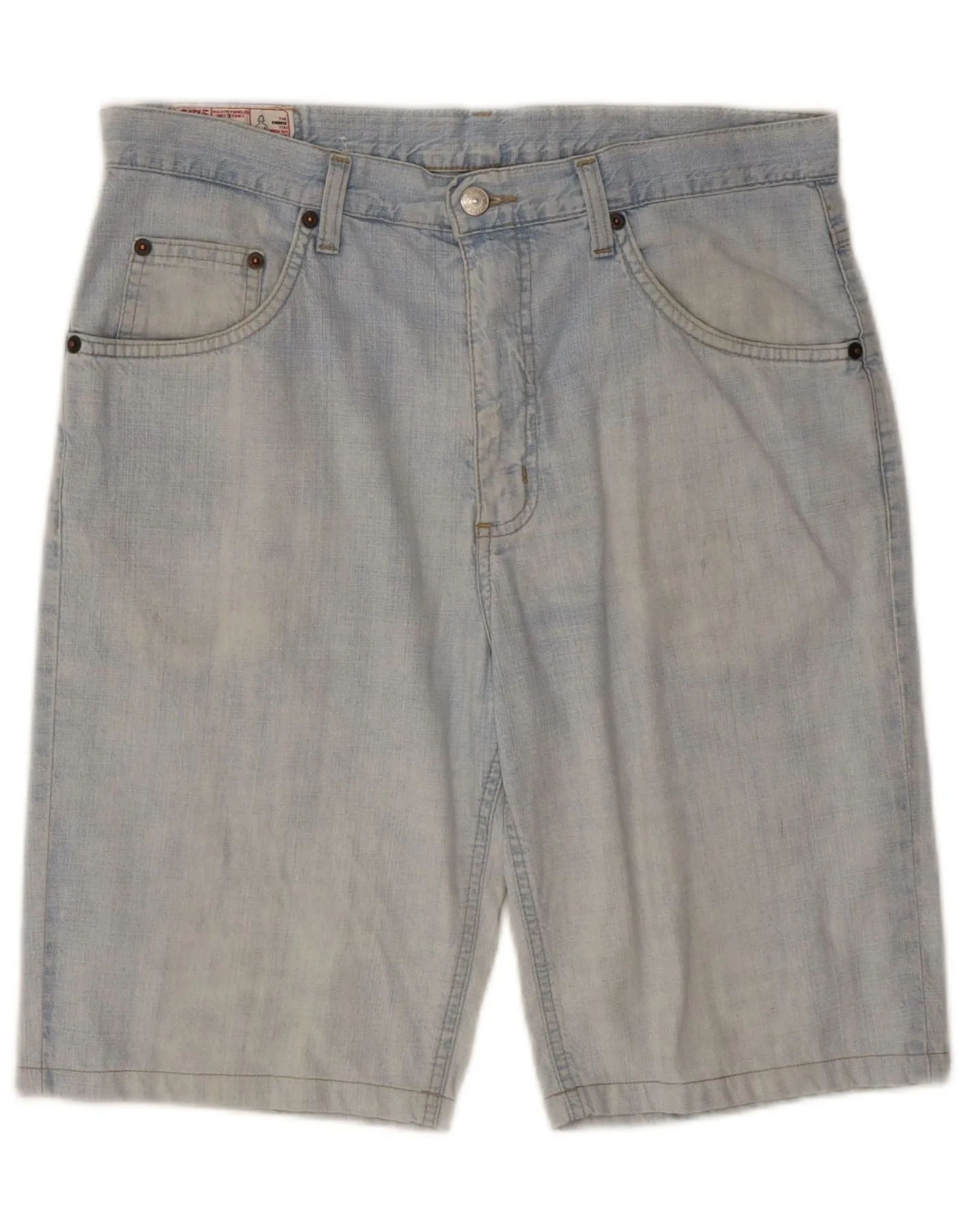 picnic wear Easy Movement Fit RIFLE Mens Denim Shorts W32 Medium Blue