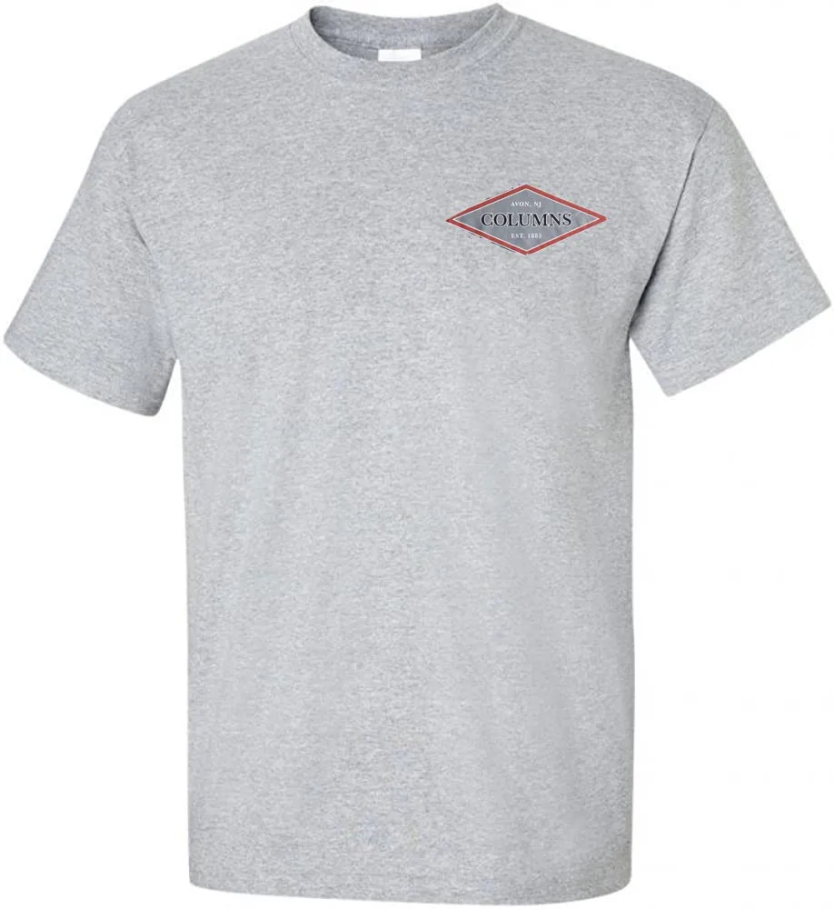 Col-Diamond T-Shirt Gray Feminine Fit Minimal Style Trend