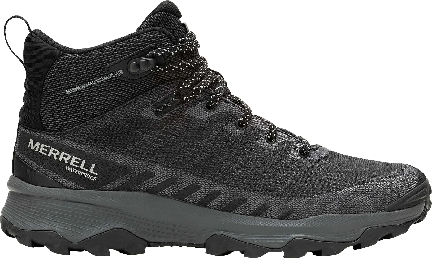 Adventure Foot Merrell Speed Eco Mid Waterproof Mens Walking Boots - Black