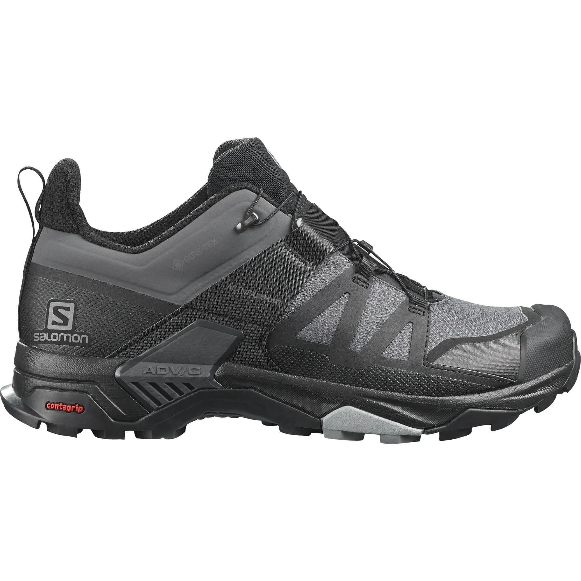 Salomon X Ultra 4 GORE-TEX Mens Walking Shoes - Black Foot Shield Outdoor Sports