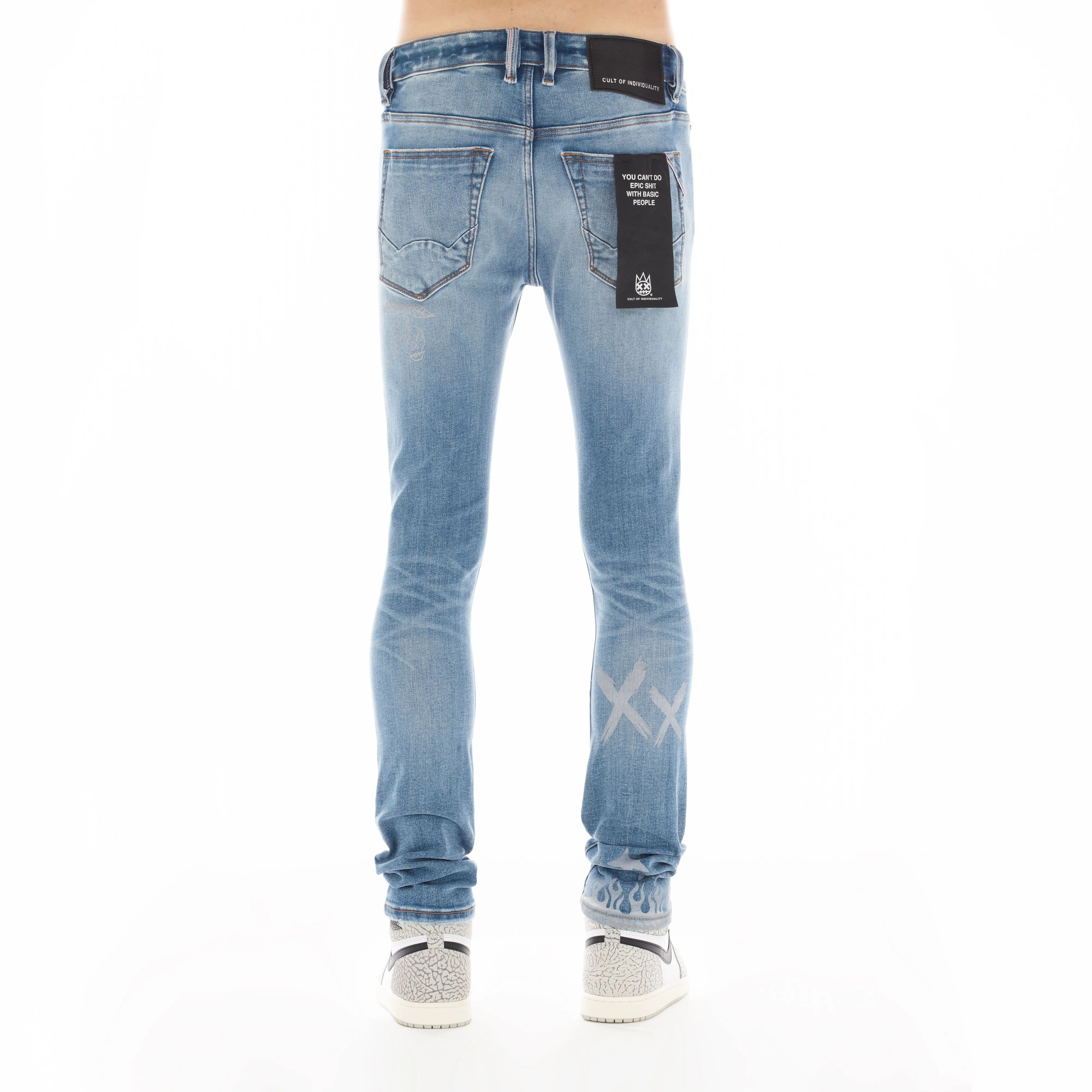 Relaxed Style Weekend Style High Quality PUNK SUPER SKINNY IN IDOL