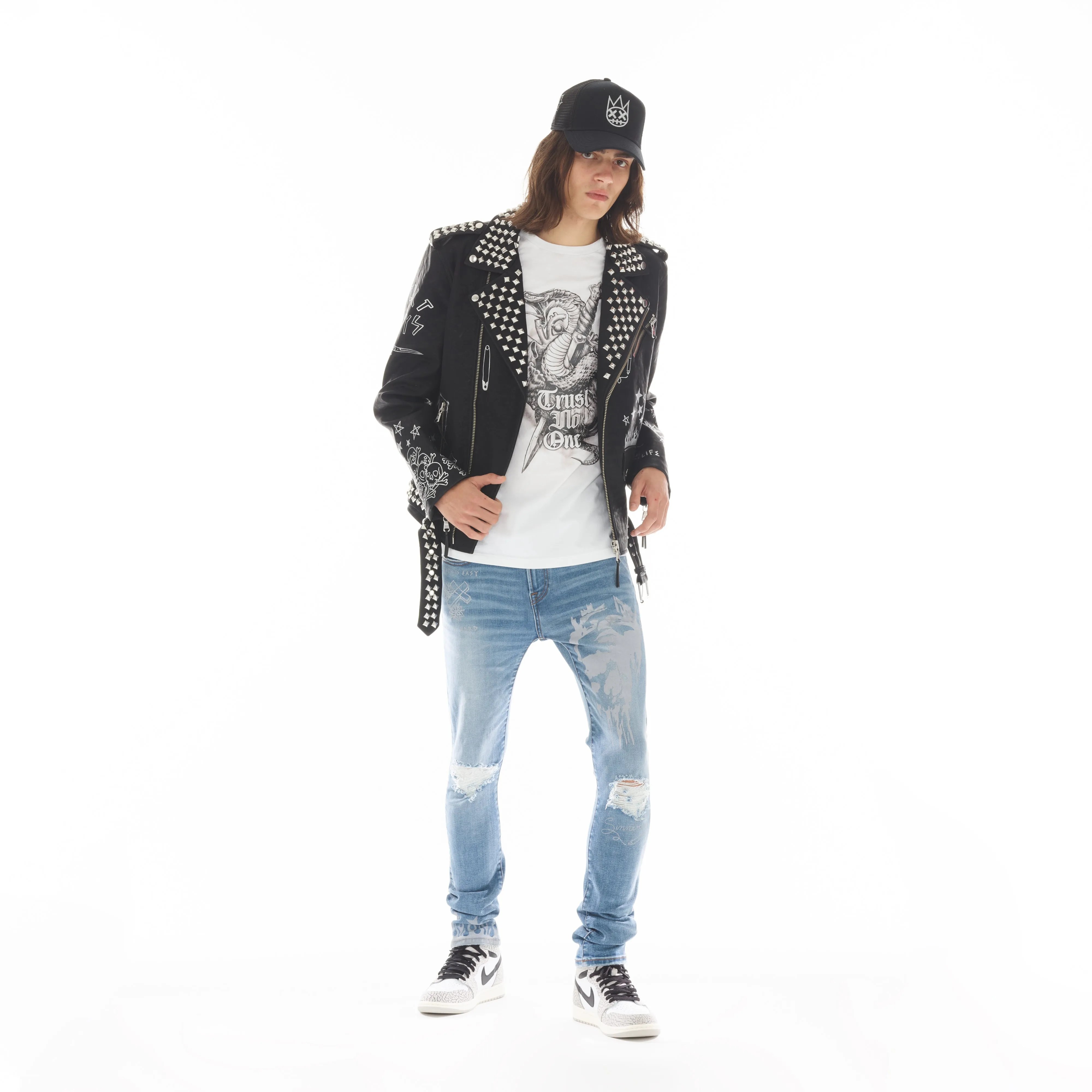 PUNK SUPER SKINNY IN IDOL Weighted Hemline