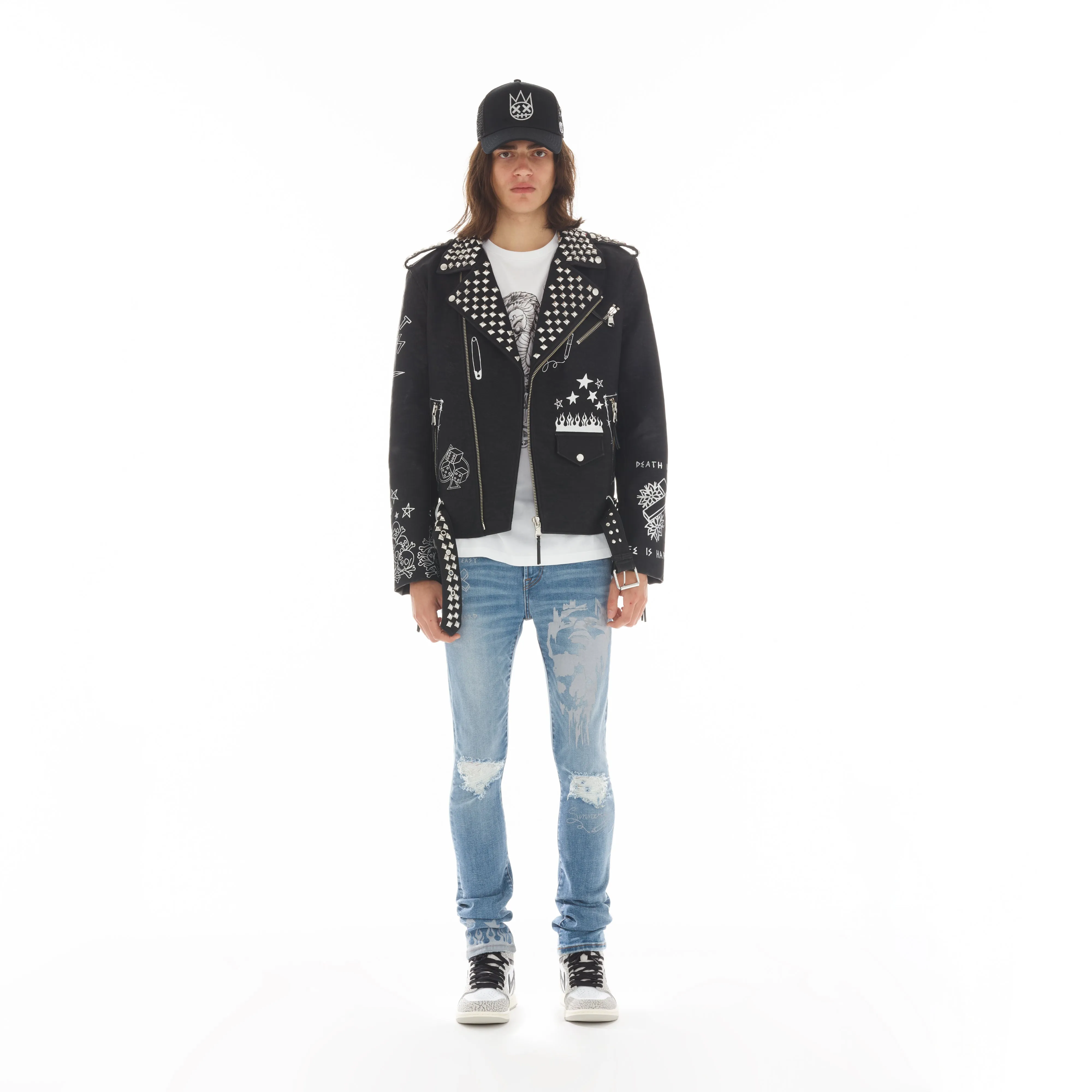 Abrasion Resistant Fabric All Around Fit PUNK SUPER SKINNY IN IDOL