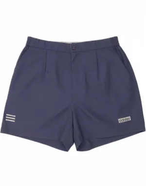 ADIDAS Mens Chino Shorts W36 Large  Navy Blue Cotton Ombre effect Flex Fit Design