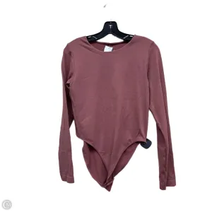 wool bodysuit vacation bodysuit Bodysuit By A New Day In Pink, Size: L