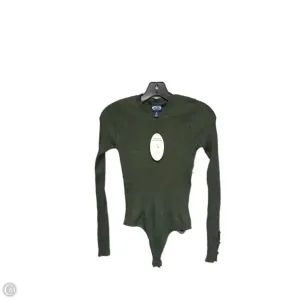 pink bodysuit Bodysuit By Scoop In Green, Size: S