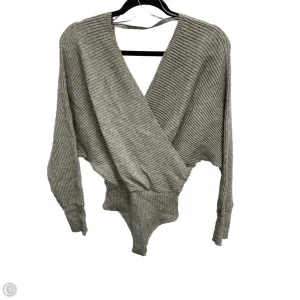 Bodysuit By Le Lis In Grey, Size: L leather bodysuit