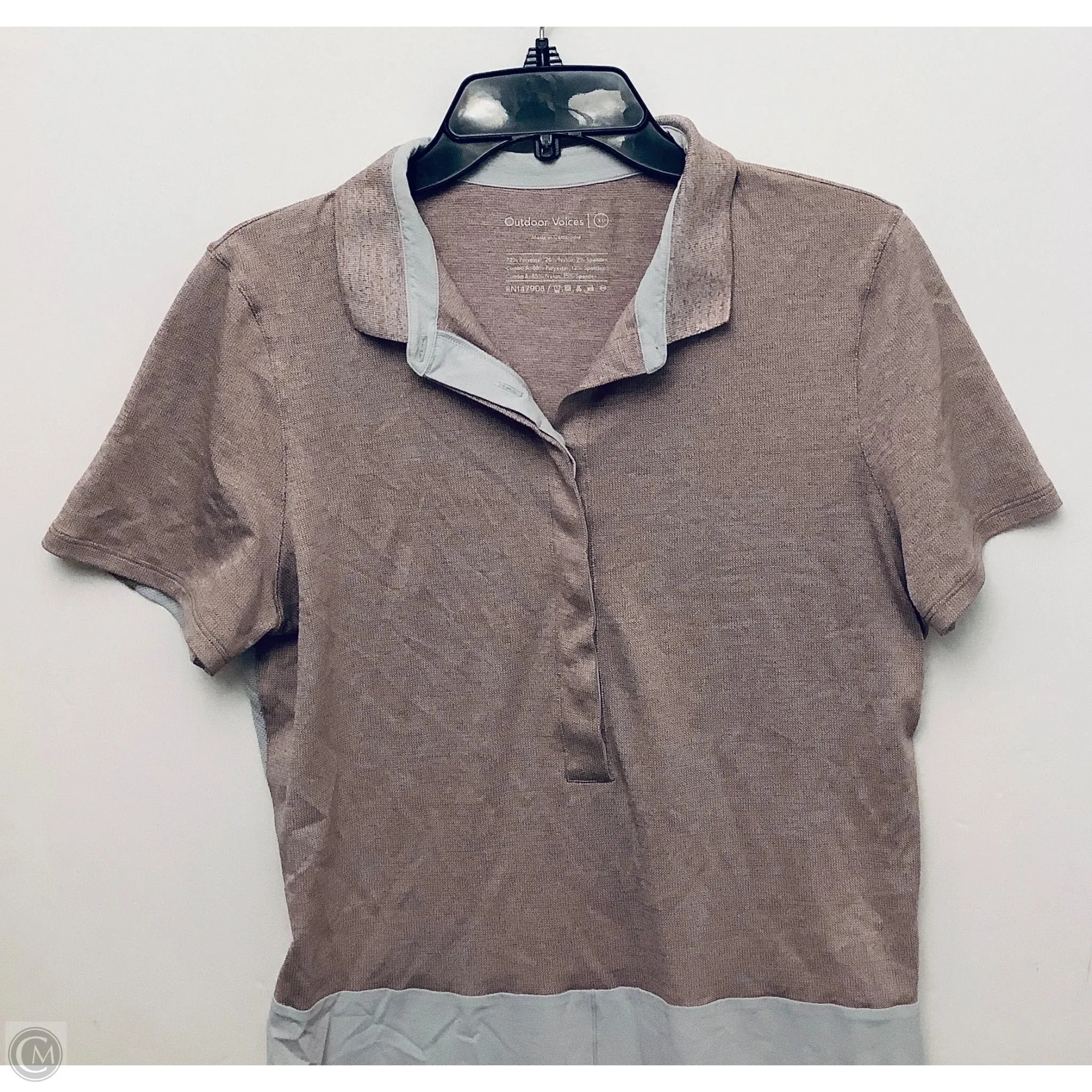 retro bodysuit Bodysuit By Outdoor Voices In Brown, Size: Xl