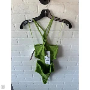 purple bodysuit elegant bodysuit Bodysuit By Zara In Green, Size: M
