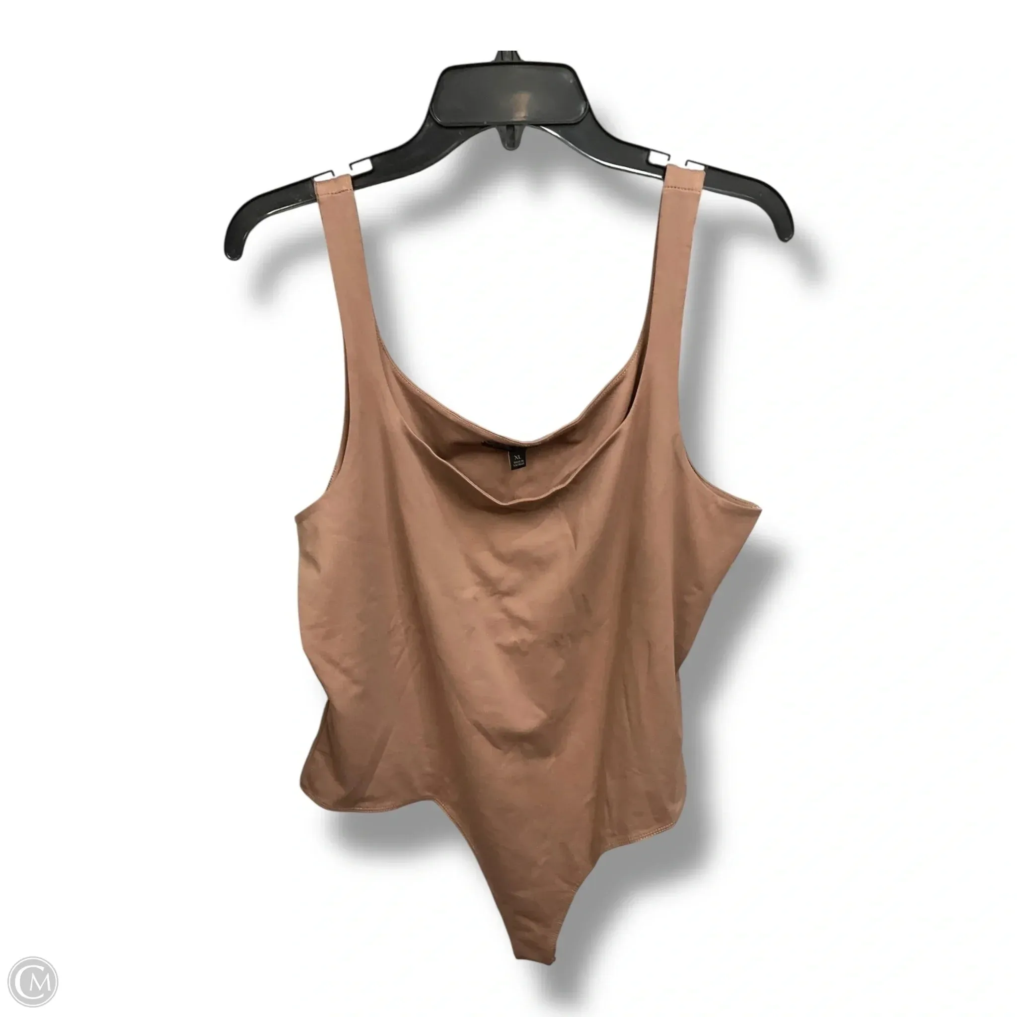 nylon bodysuit Bodysuit By Banana Republic In Tan, Size: Xl