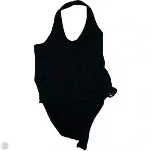 Bodysuit By Shein In Black, Size: S celebrity style bodysuit nylon bodysuit