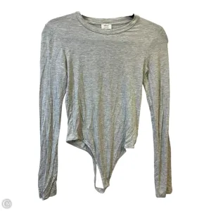 Bodysuit Designer By Wilfred In Grey, Size: S model style bodysuit city chic bodysuit