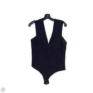 Bodysuit By Express In Black, Size: L floral bodysuit scoop neck bodysuit