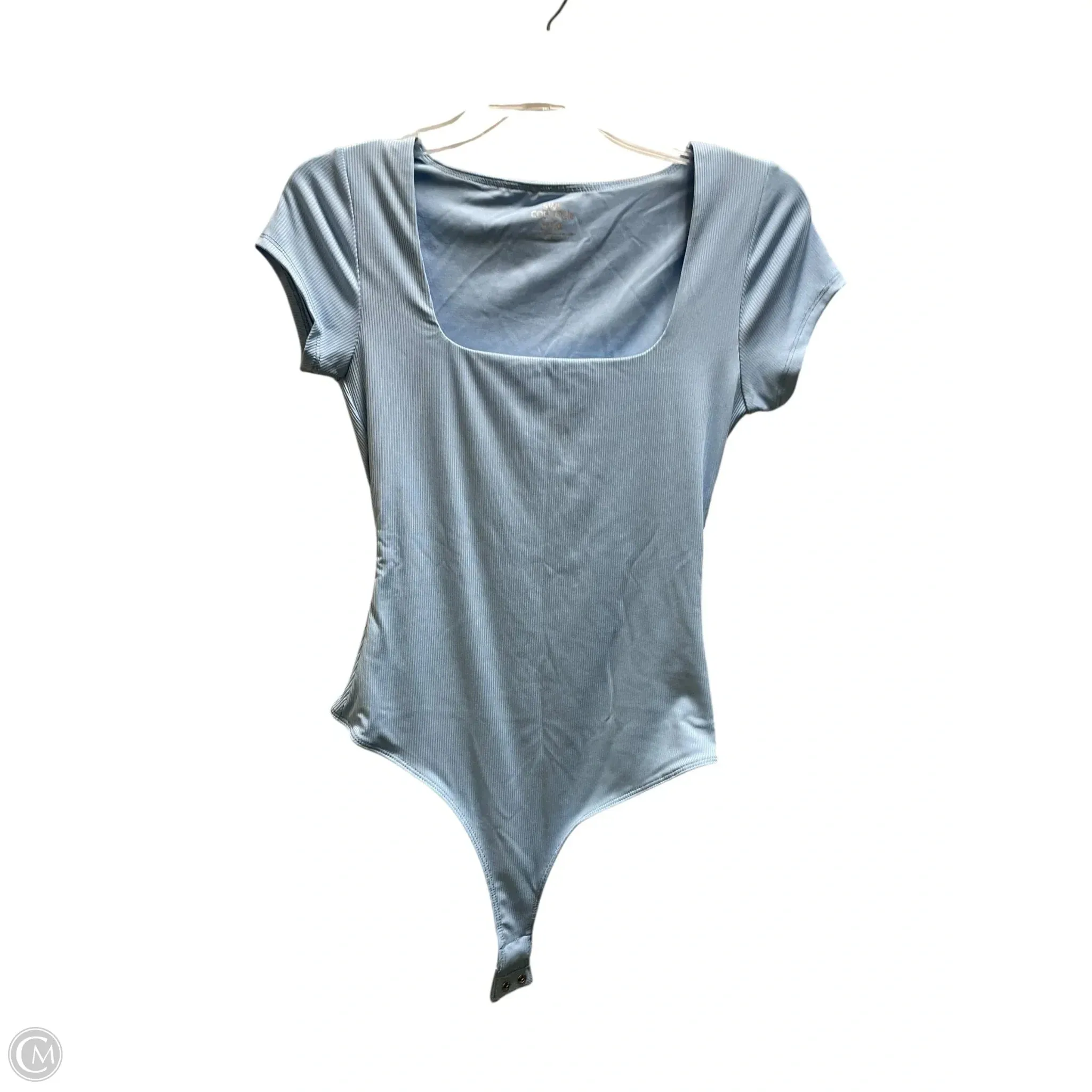 beige bodysuit basic bodysuit Bodysuit By Clothes Mentor In Blue, Size: M