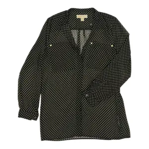 BEST SELL LS Designer By Michael Kors In Black, Size:M intimate bodysuit wool bodysuit